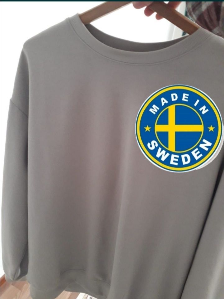 Свитшот из Швеций с чеком
