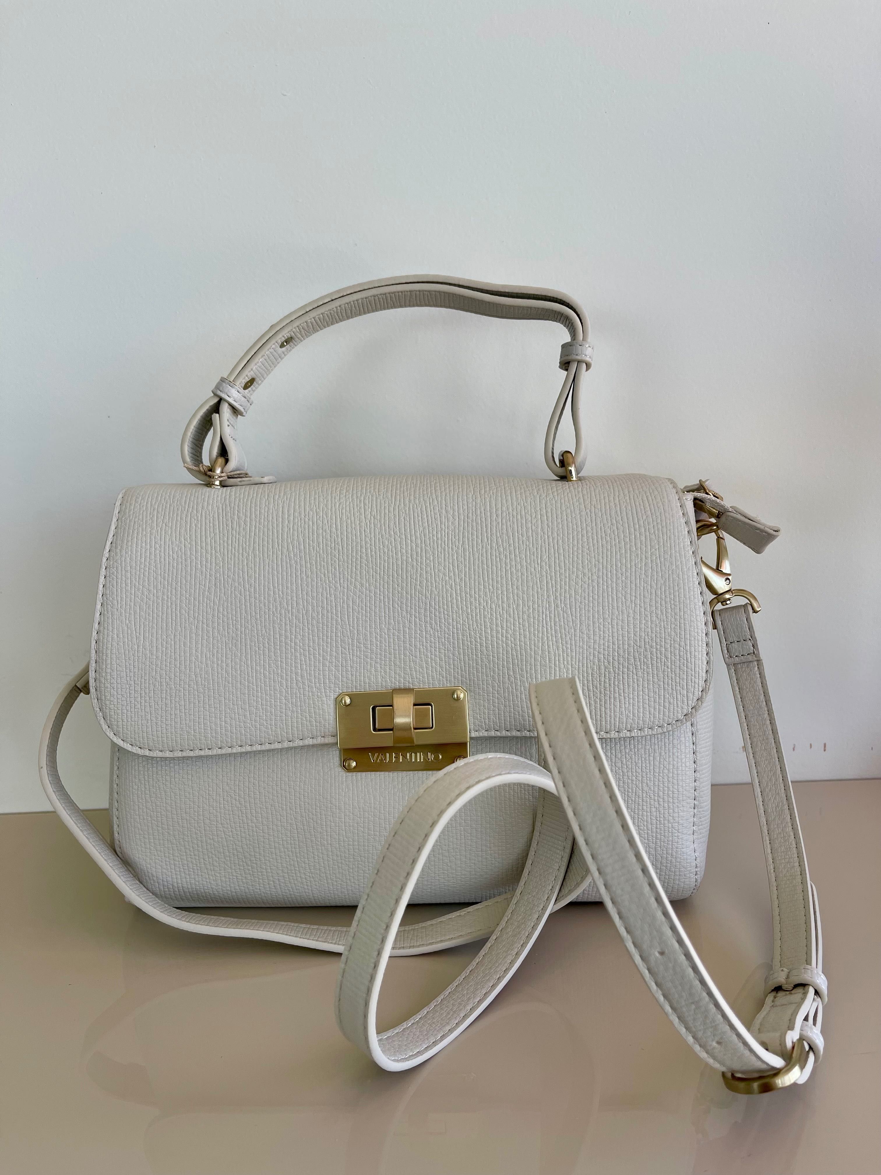 Valentino by Mario Valentino дамска чанта Linden-цвят крем НОВА
