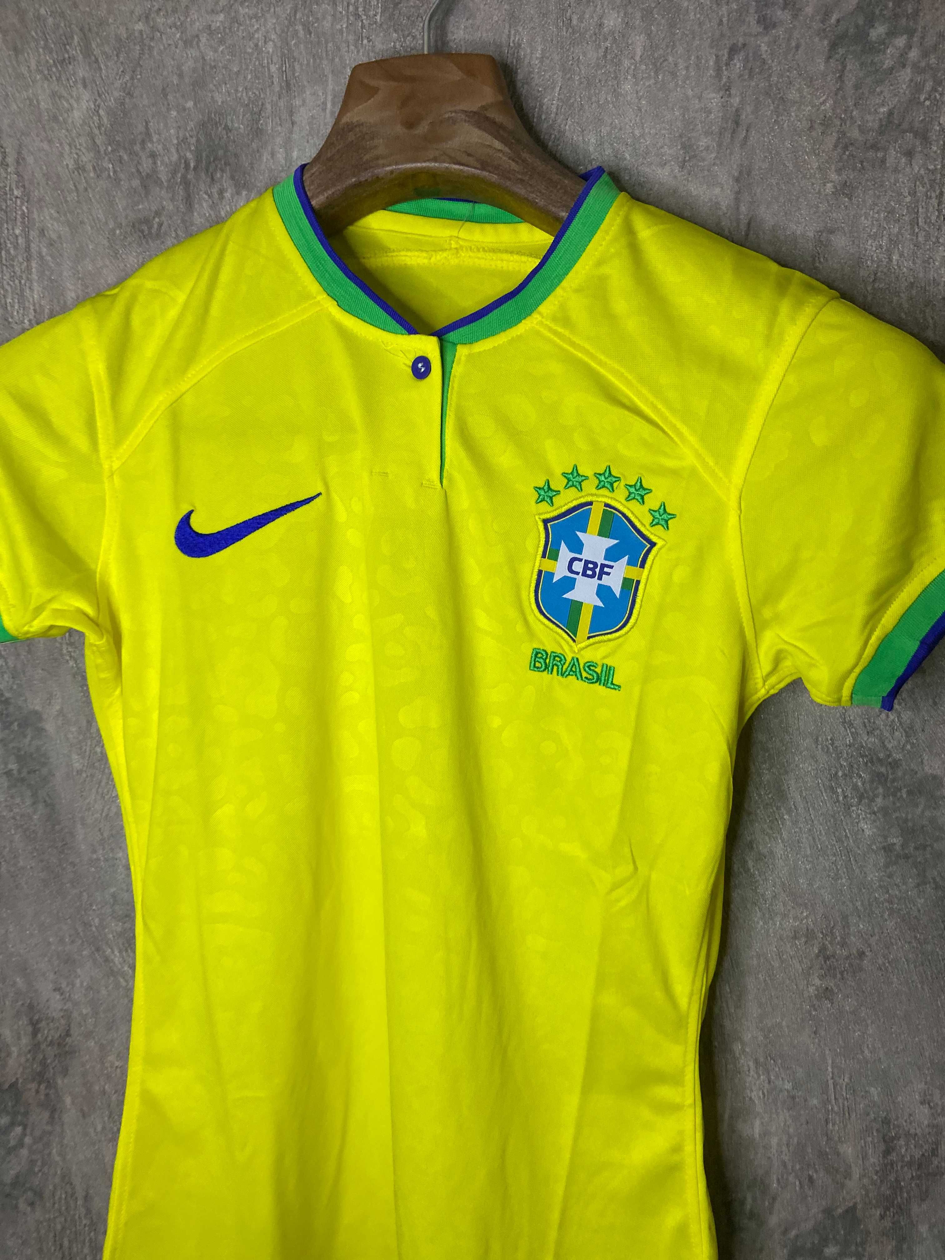 Tricou copii Brazil Yellow 2023-24