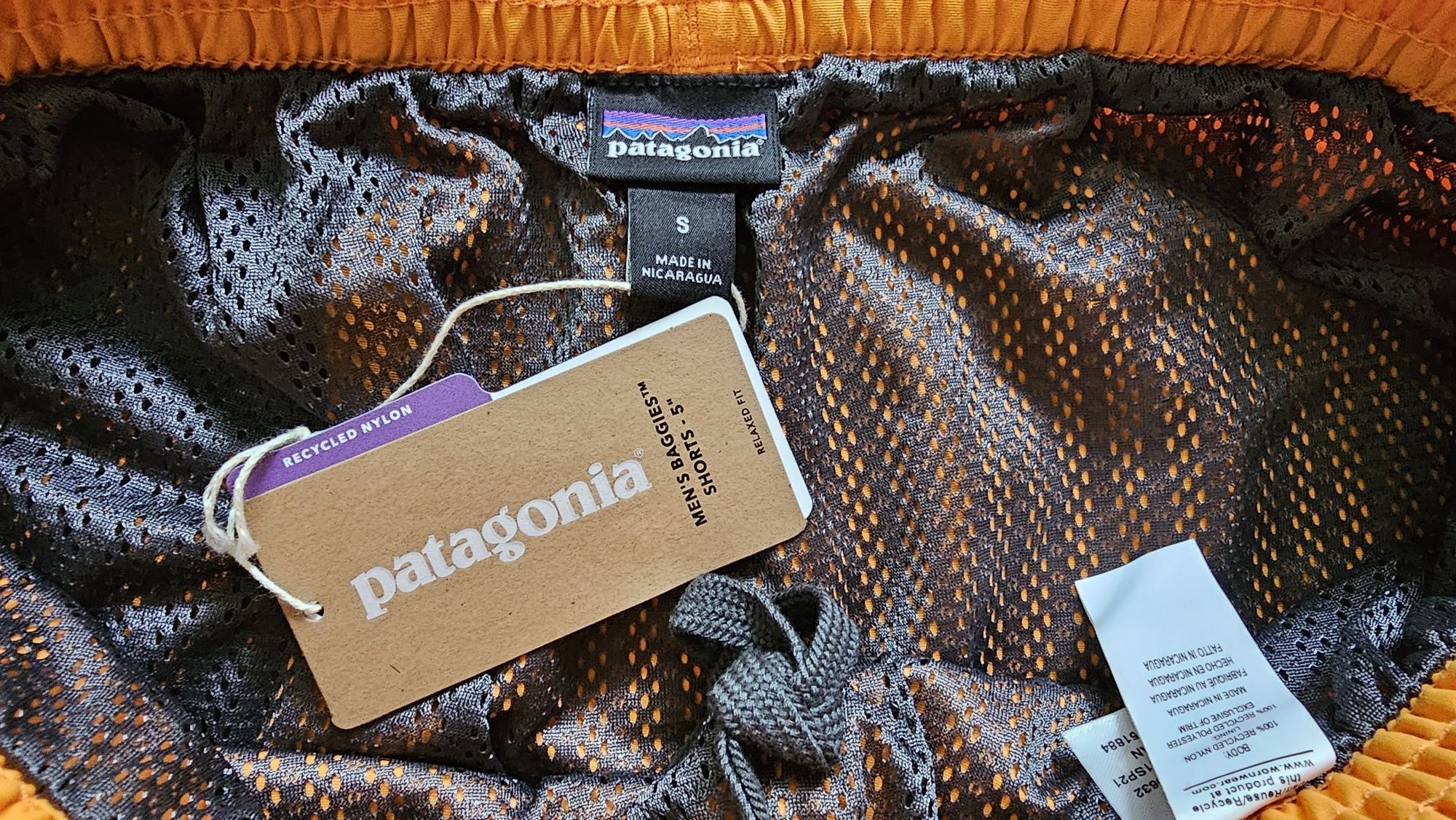 Short Patagonia Baggies 5"  S