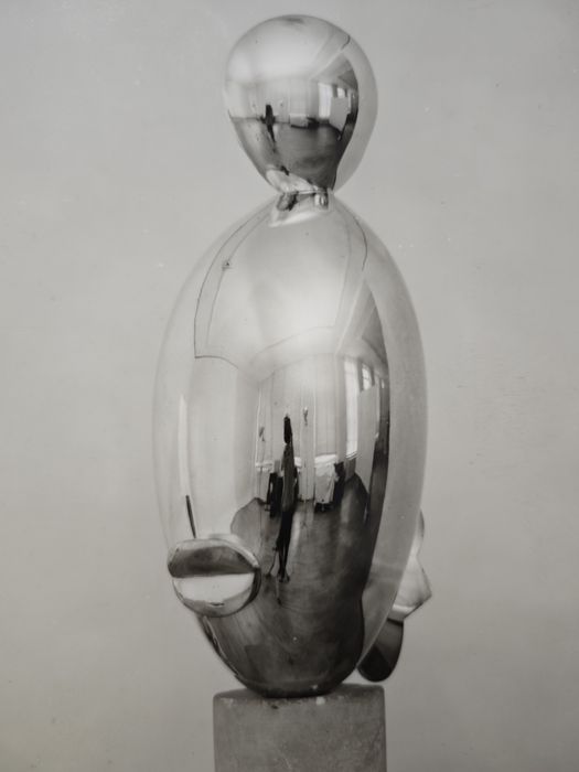 Poza autentică Constantin Brancusi  expo 1926