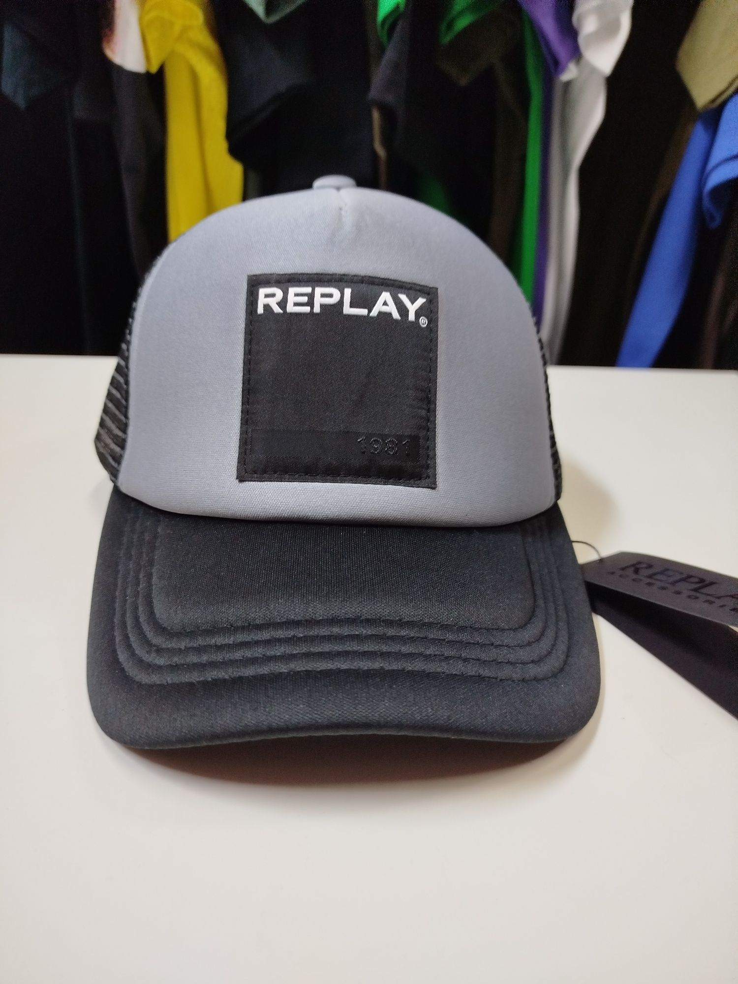 Оригинална шапка Replay нова реплей лятна с мрежа