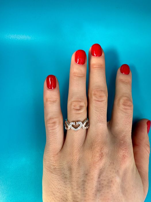 Златен пръстен Cartier C Heart, р.52