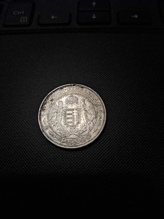 Moneda argint 2 pengo 1938