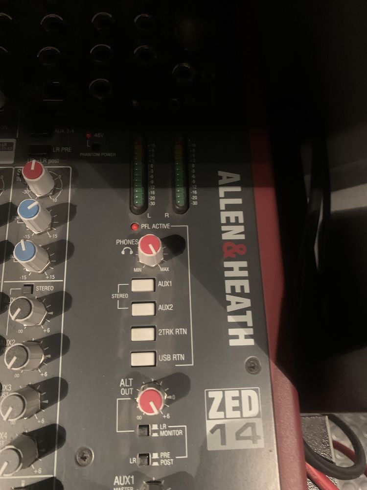 Allen & Heath ZED-14 12-channel Mixer with USB Audio Interface