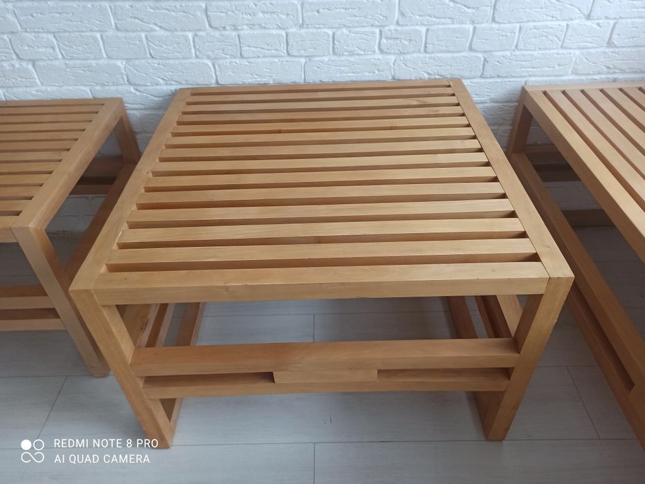 Градински маси от масив