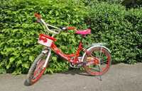 Bicicletă 20 inch, Rich Baby R2002A, roșie, vârsta 7-10 ani