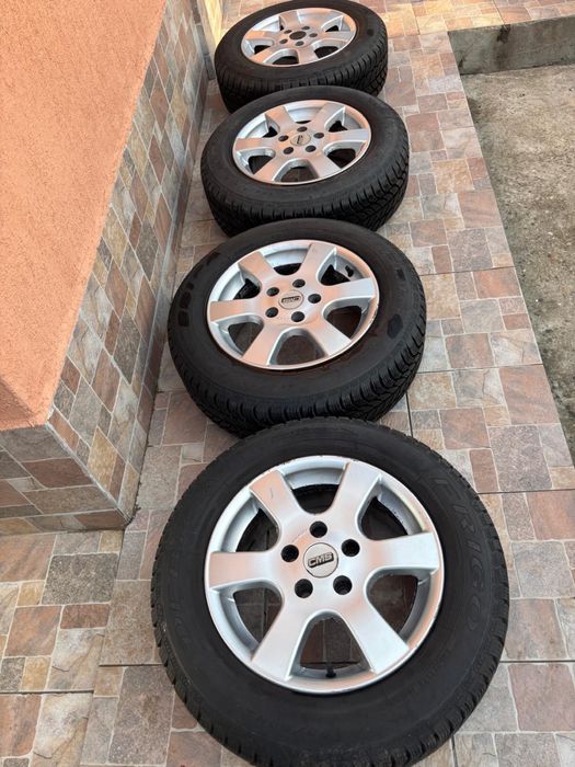 Set 4 cauciuri cu jenți, marca Debica, dimeniune 195/65/15, DOT 2021