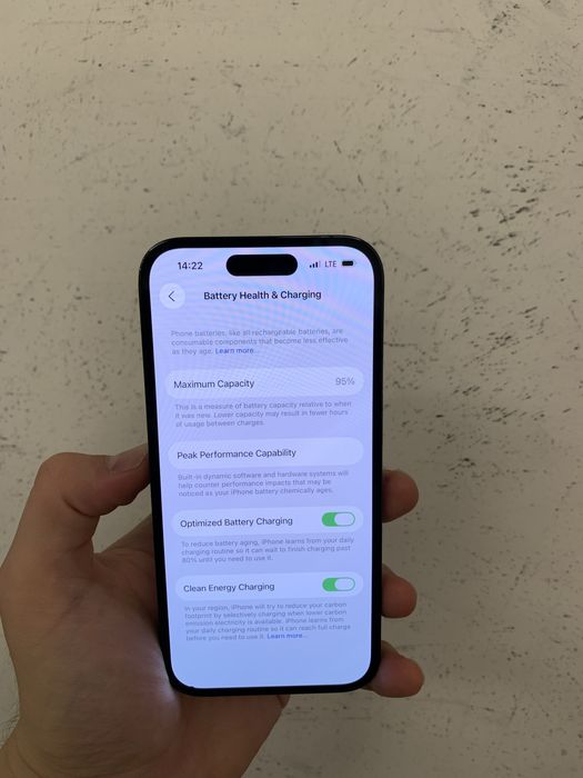 IPhone 14 Pro Stare Impecabila Negru Space Black 128 GB cutie 95% bat