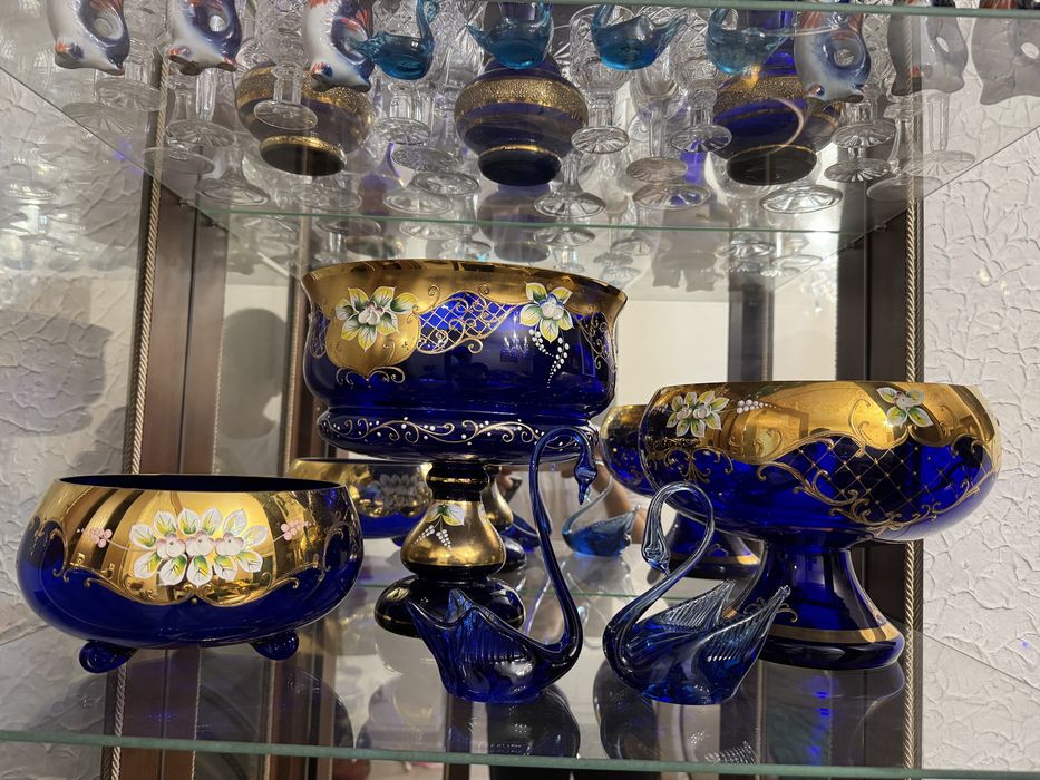 Богемский хрусталь (сервантное хранение! Ссср)