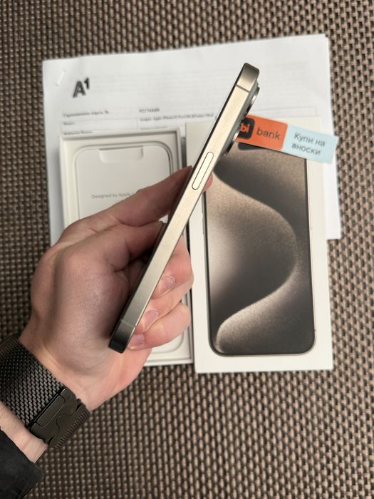128!ЛИЗИНГ*49лв/м iPhone 15 pro * Natural айфон 15 про