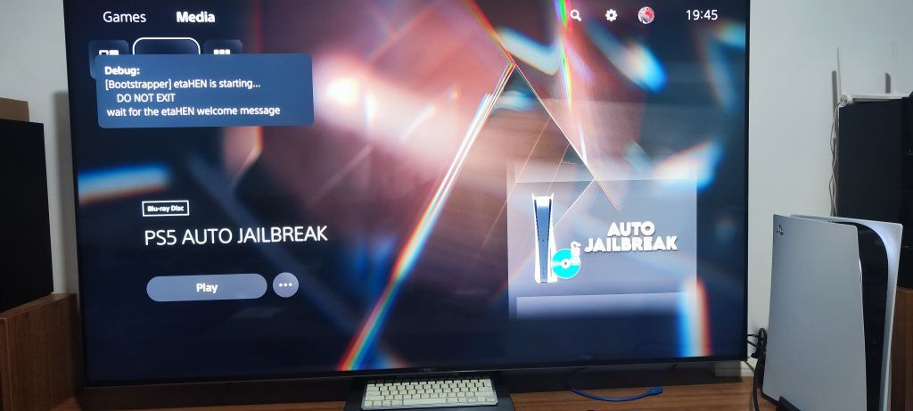 Jailbreak pentru PS5 cu disc și FW  mai mic de 7.61
