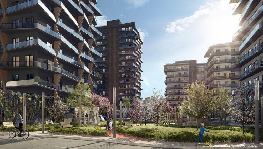 Ц2 Новостройка ЖК NUR 3 комнатная 4 этаж, 70м2+11м2 балкон. Евроремонт