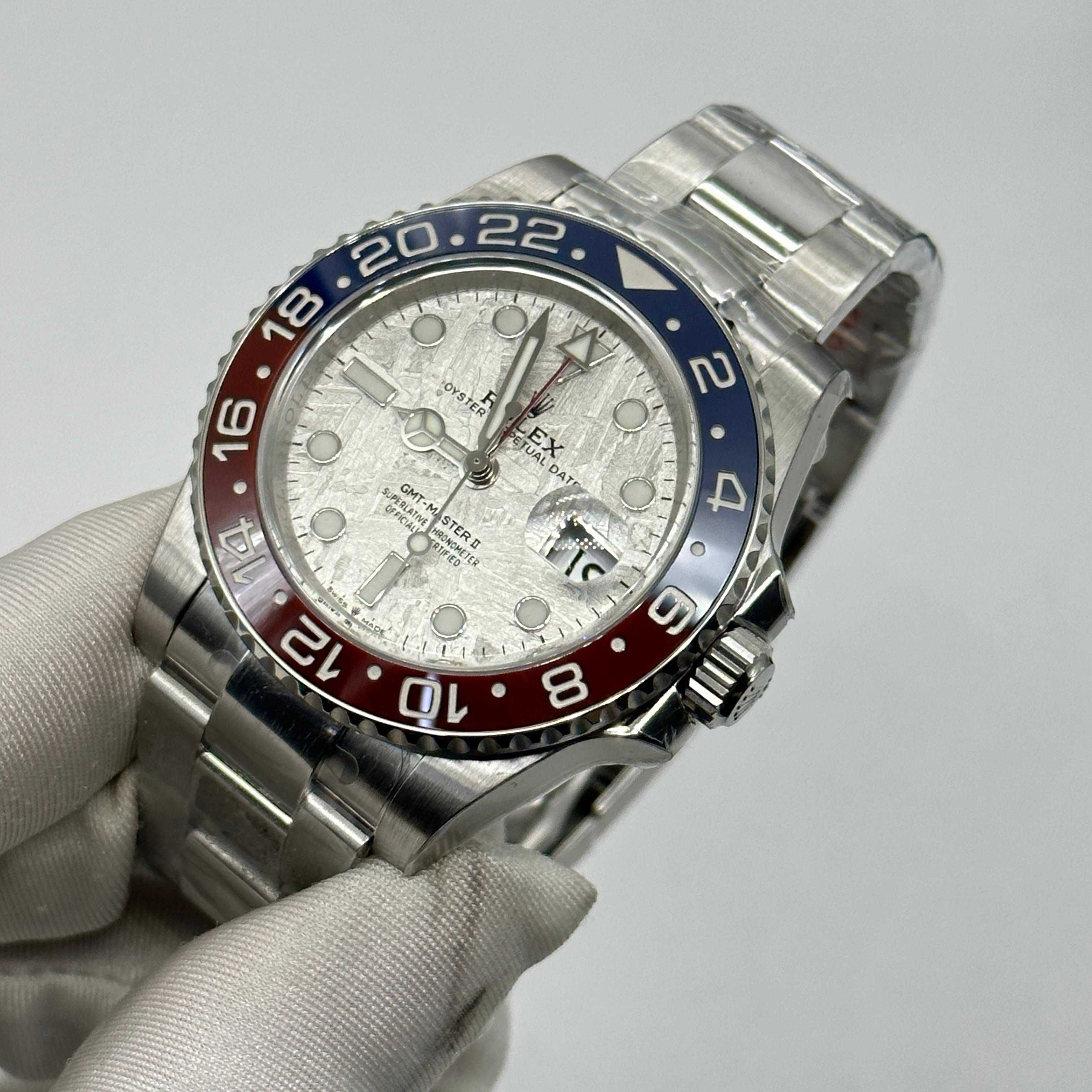 Rolex GMT-Master II 126719BLRO / метеоритен циферблат / Swiss 3285