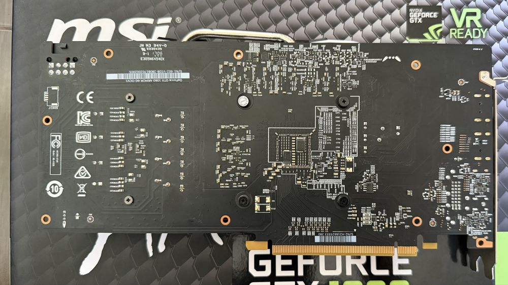 MSI ARMOR gtx 1060 6 gb