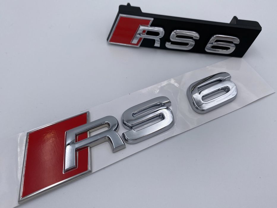 Set Embleme Audi RS6 crom