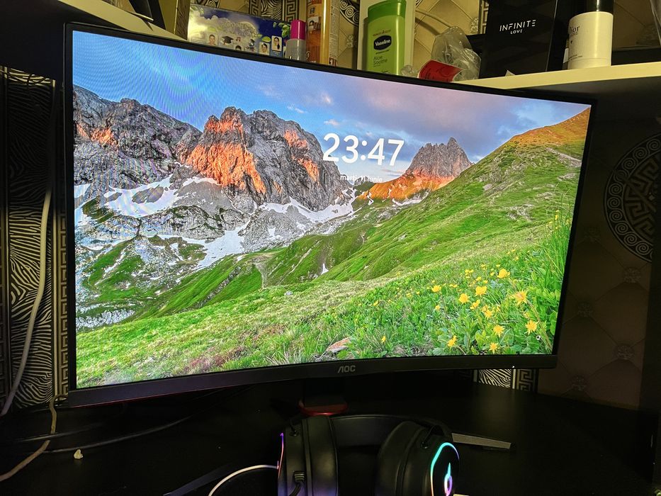 setup gaming rtx 3060 (defect)monitor 240hz URGENT‼️