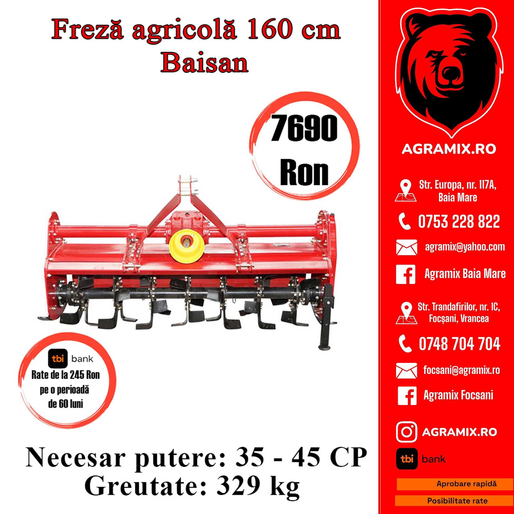 Freza agricola KK latime 180 cm freze 220-240 cm noi  Agramix