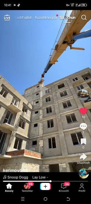 Kamaz avtokran 25t 21.70m 2008yil