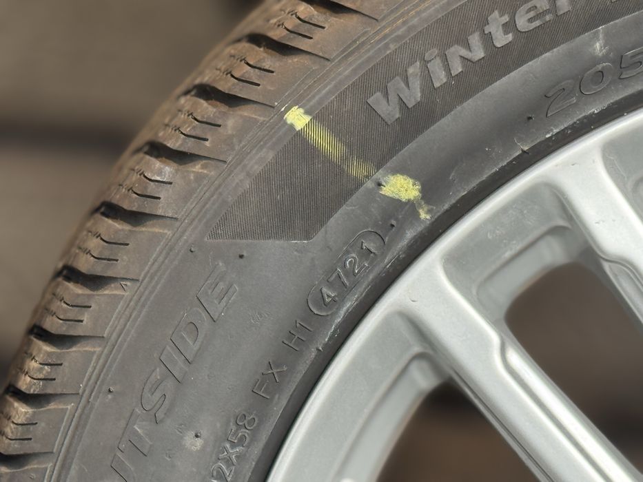 Jante aliaj 17 5x112 Skoda Octavia 4 anvelope iarnă Hankook 205/55 R17