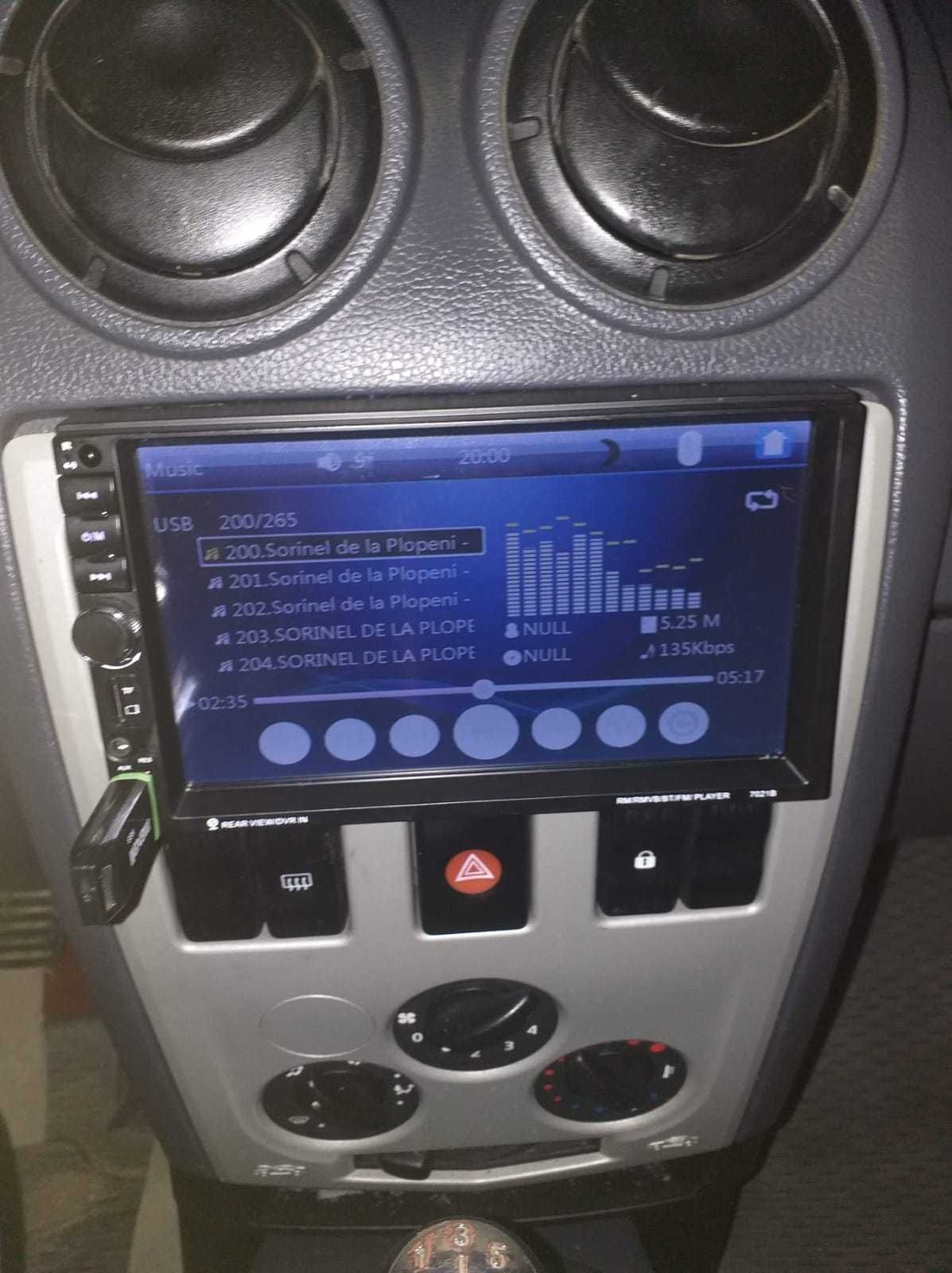 Navigatie Player Casetofon Mp5 Dacia Logan Waze YouTube