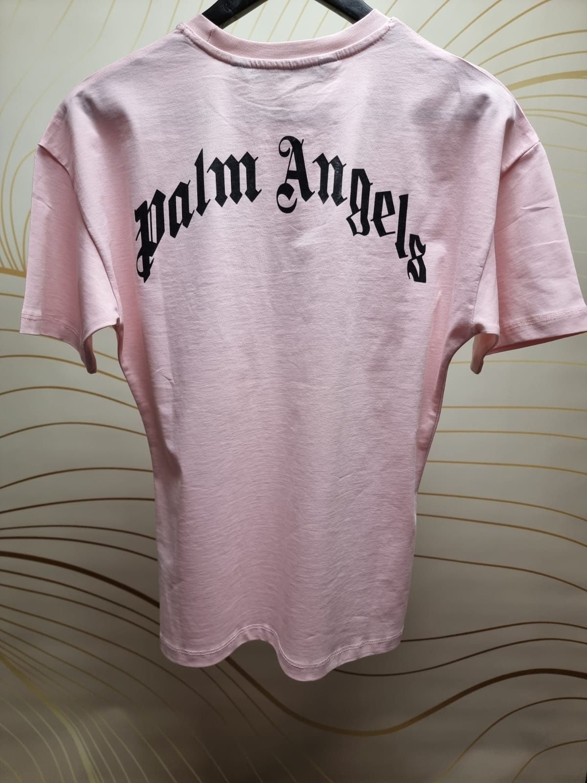 Tricou Palm Angels Ursulet Dama Negru Alb Roz