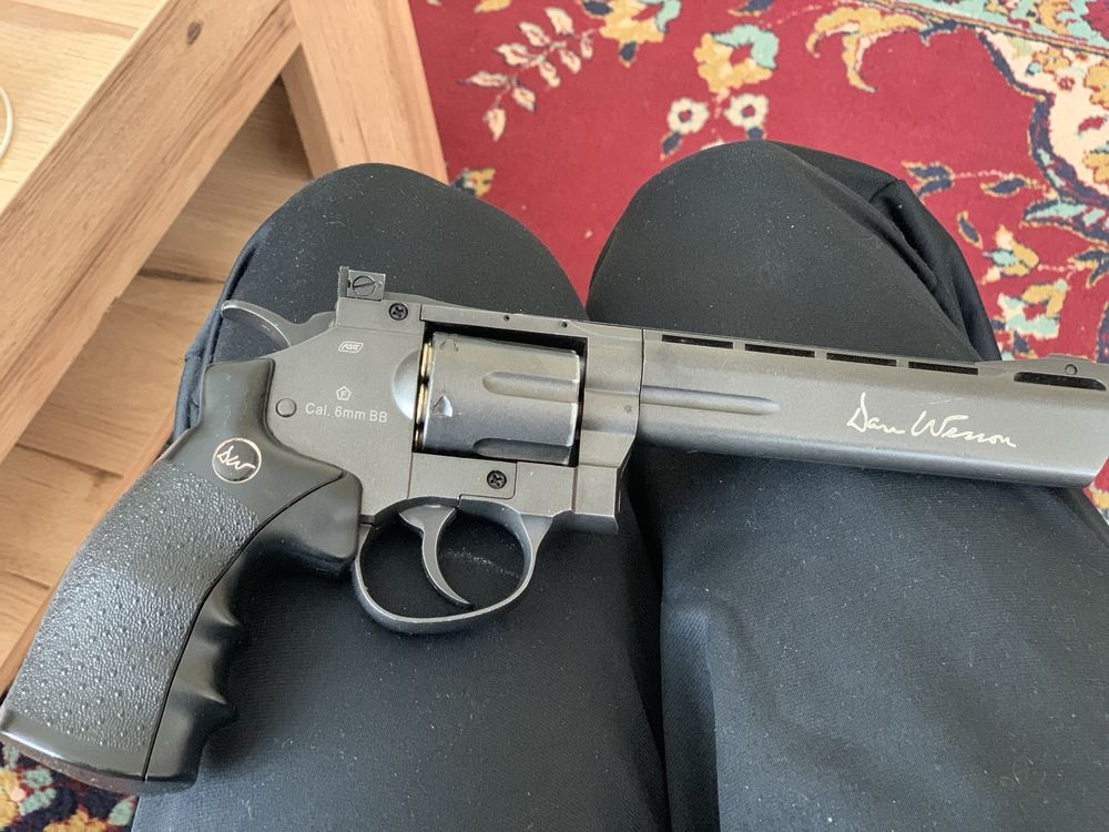 Revolver Airsoft Dan Wesson 6" + Toc Inclus