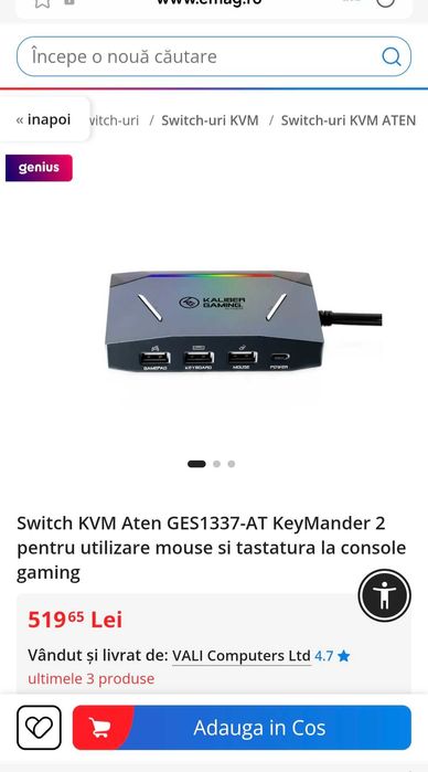 Switch kaliber Gaming Keymander 2 console Gaming