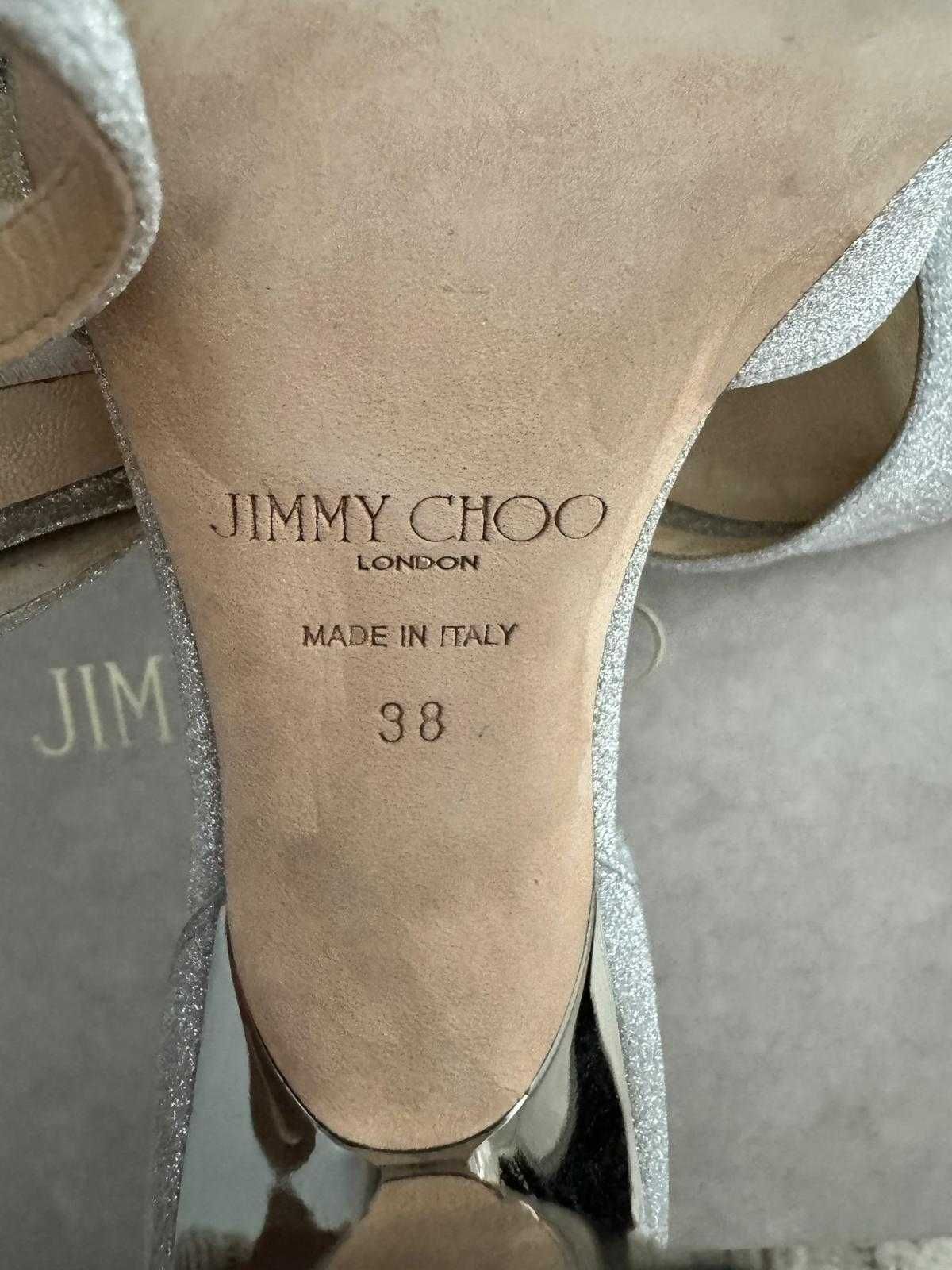 Jimmy Choo REON 100 Glitter sandale
