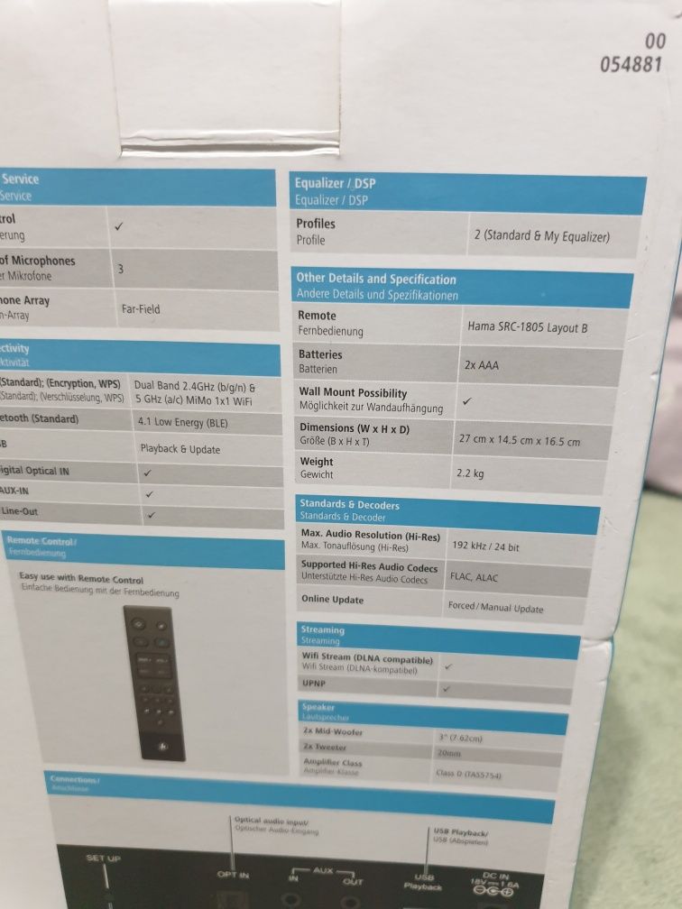 Boxa Hama smart sirium 2000 AMBT