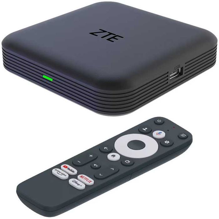 Mediaplayer ZTE ZXV10 B866V2K, 4K Ultra HD, Google TV, Chromecast