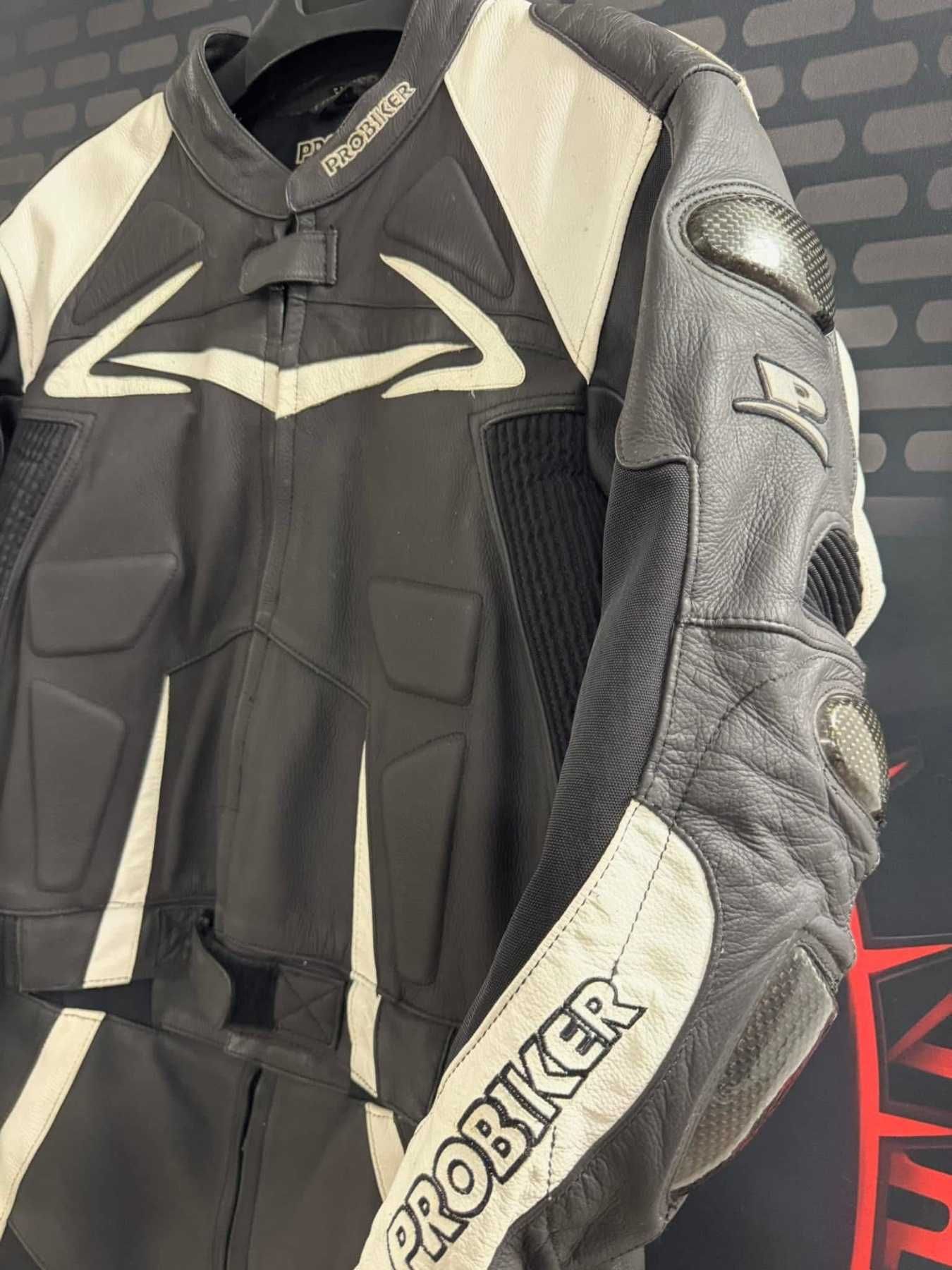 Кожен мото екип Probiker PRX-4 номер 50 на две части