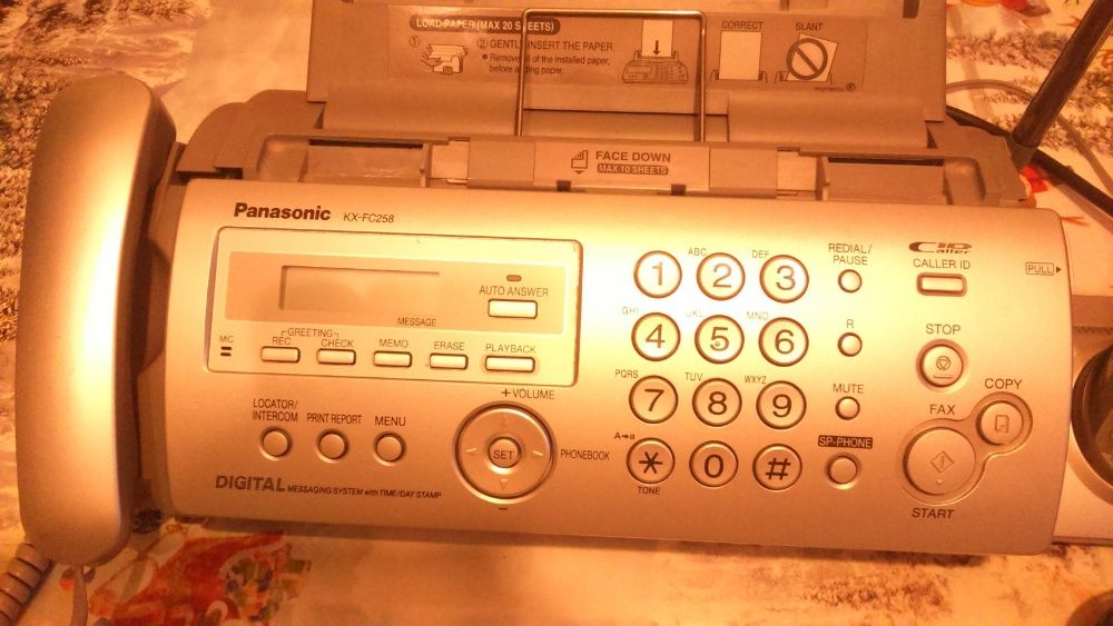 факс апарат PANASONIC KX-FC258