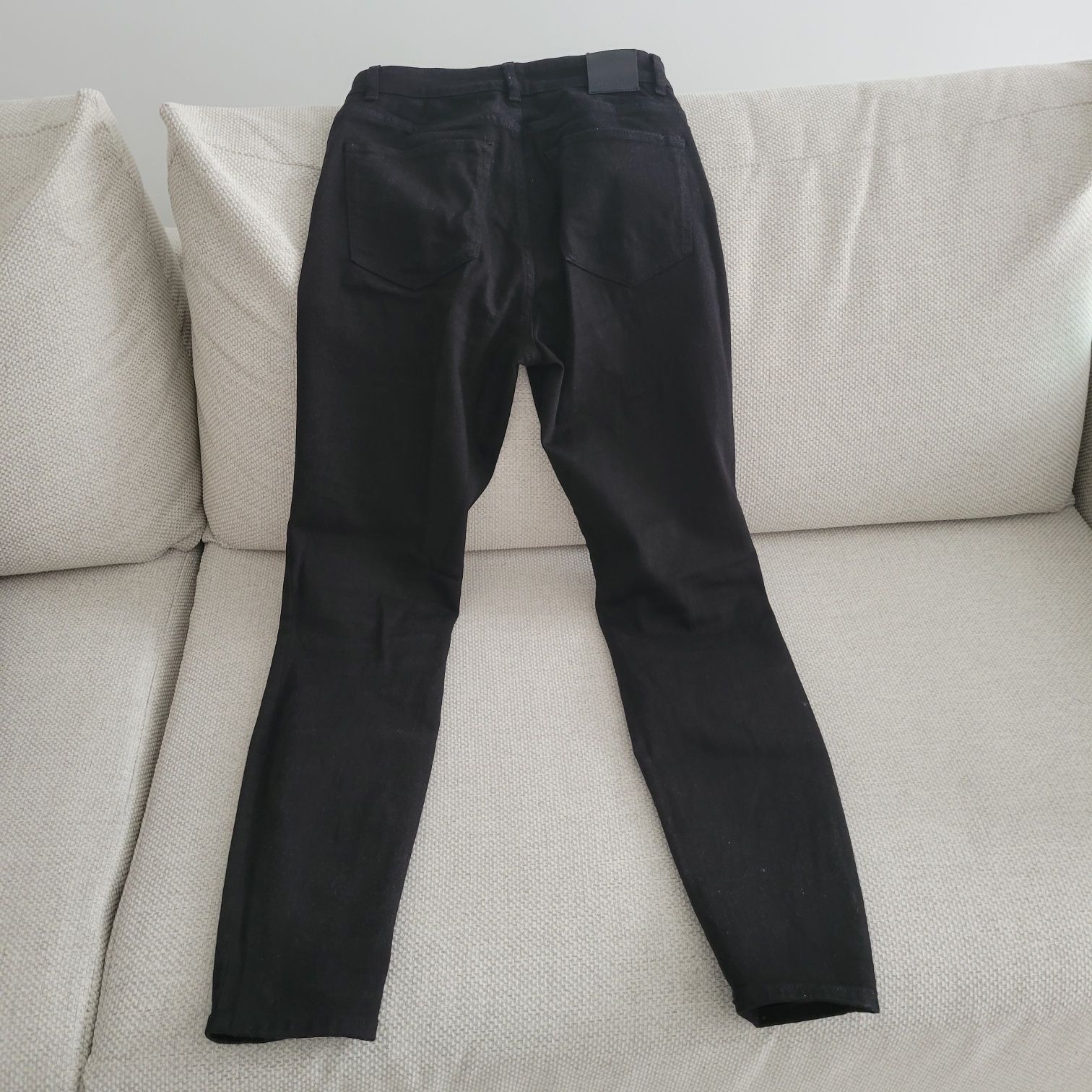 Чёрные skinny джинсы Massimo Dutti