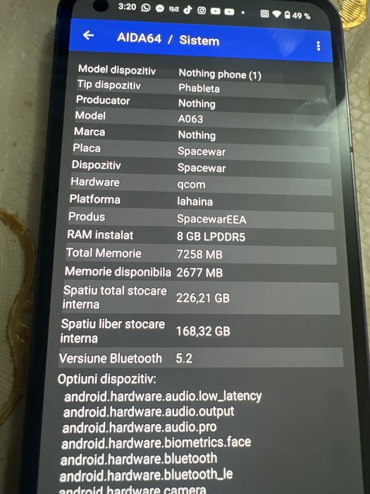 Nothing for one de vanzare