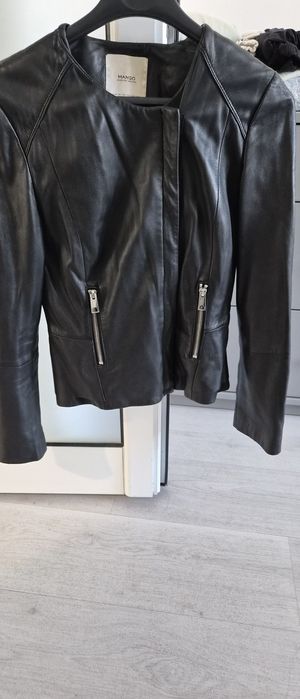 Кожено яке Mango