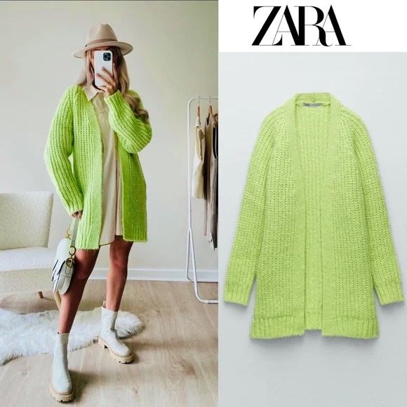 Дамска жилетка Zara тип палто