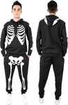 Set Hanorac si pantaloni Skeleton Halloween