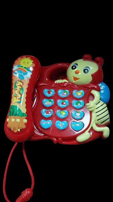 Детска музикална играчка телефон
