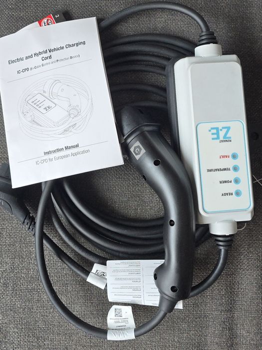 Incarcator auto masini electrice type 2 16A cablu 5m