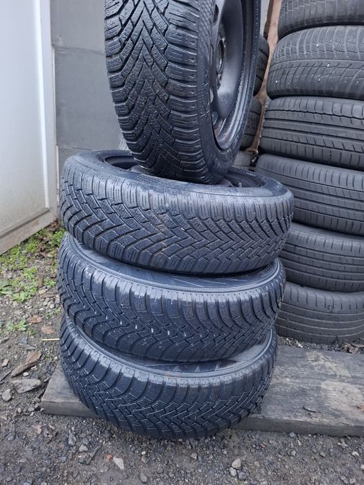 Vand set 4 roti R 14 ford fiesta au anvelope 175 65 14 iarna bune