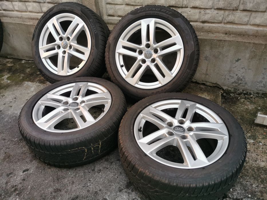 jante Audi originale + anvelope iarna 225 50 R17 ; DOT4223