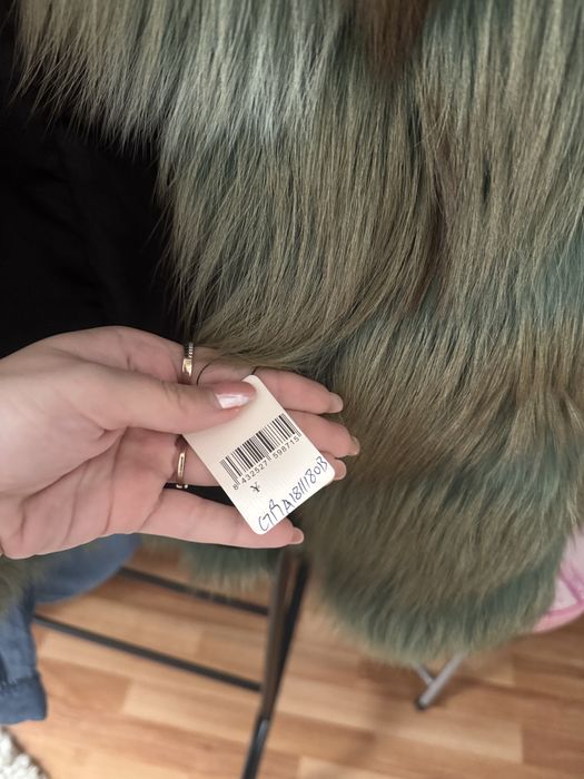 Geaca blana naturala vulpe Marime M