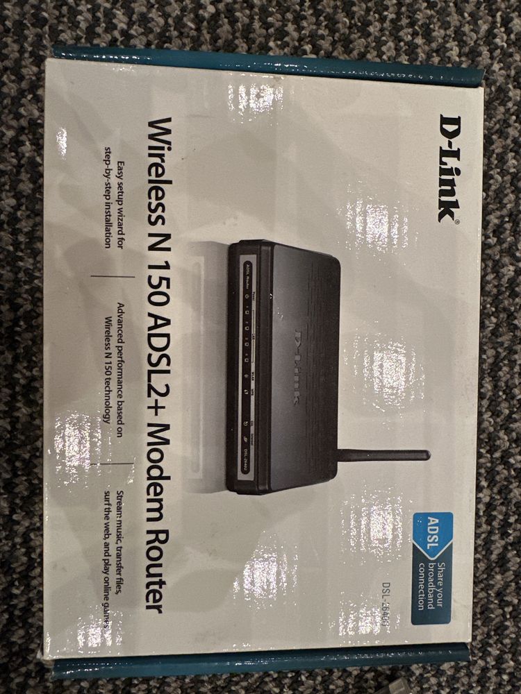 Модем маршрутизатор d-link , wireless N150 ADSL2 + modem router