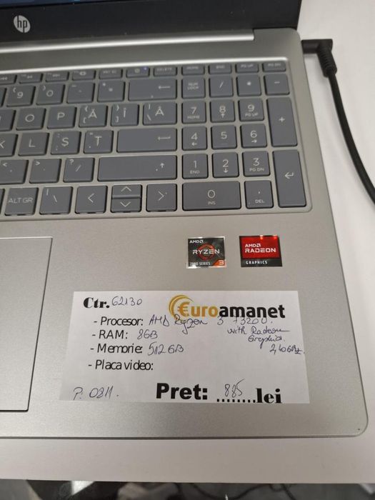 Laptop HP 15-fc0029nq, AMD Ryzen -P-