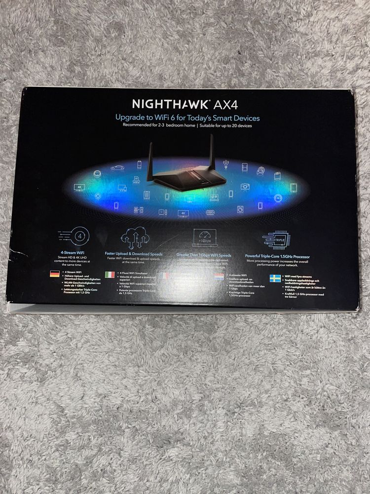 Router wifi Netgear Nighthawk AX3000