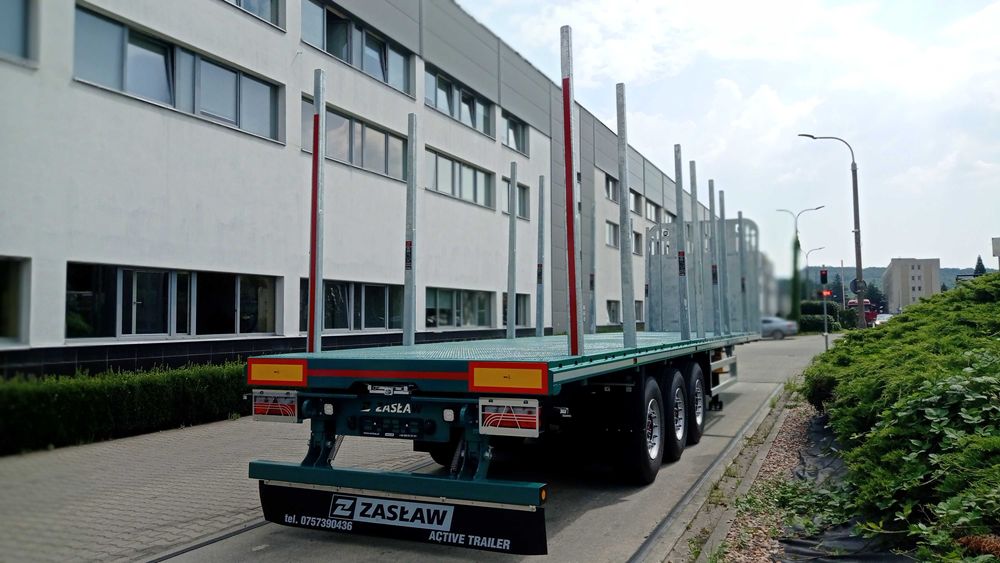 Semiremorca forestieră ZASLAW- PLATFORMĂ- OFERTA SPECIALA- STOC 2025 !