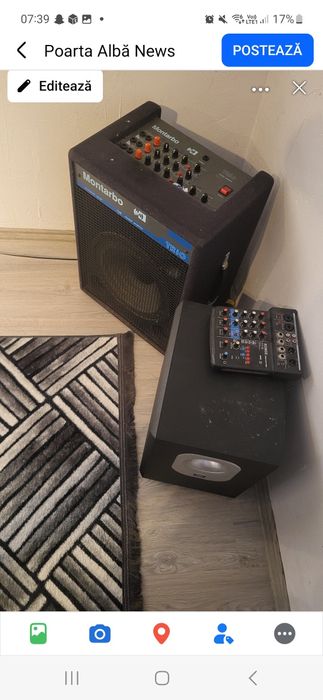 Vând boxă +subufar