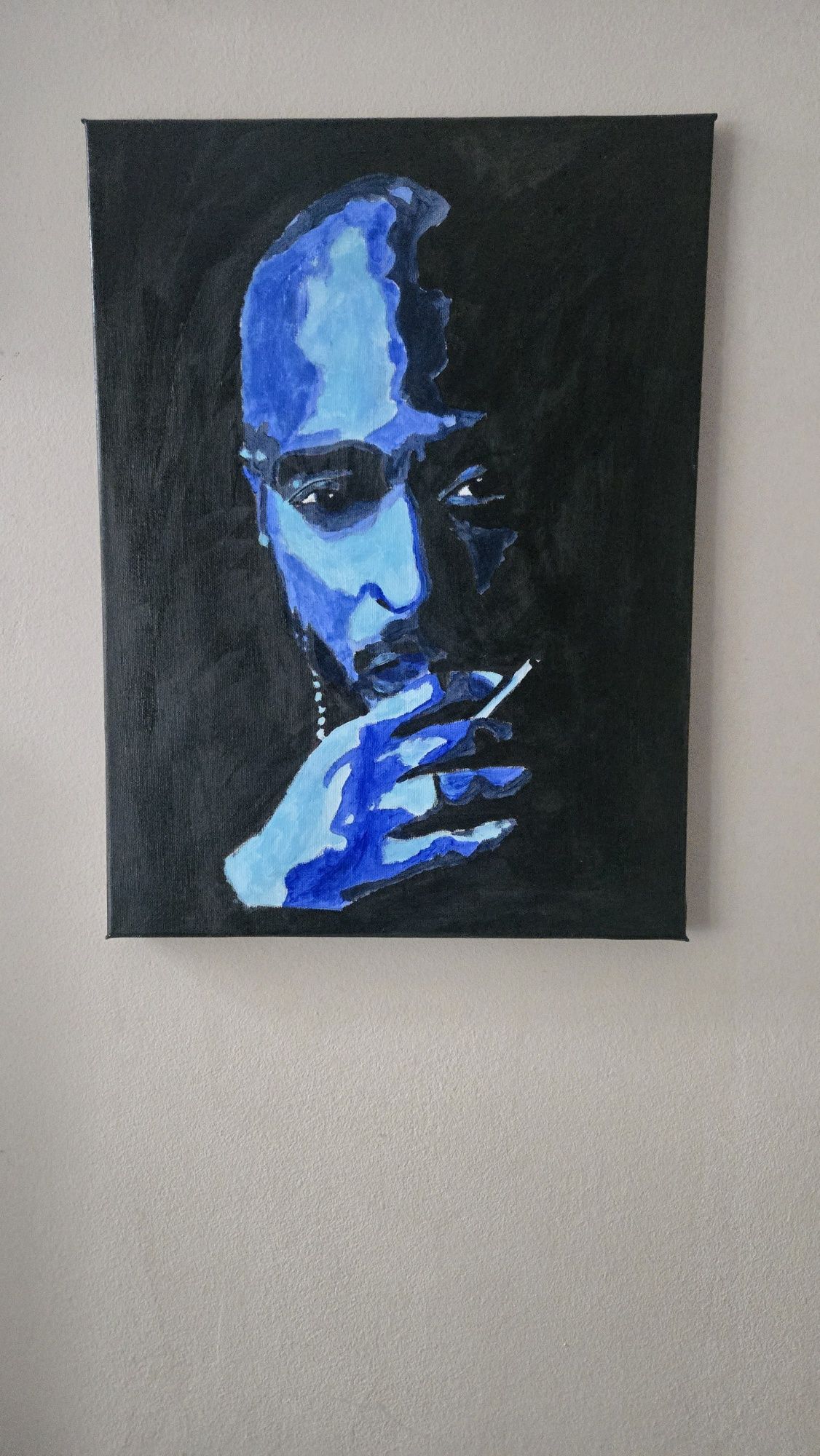 Картина на 2PAC портрет с акрил