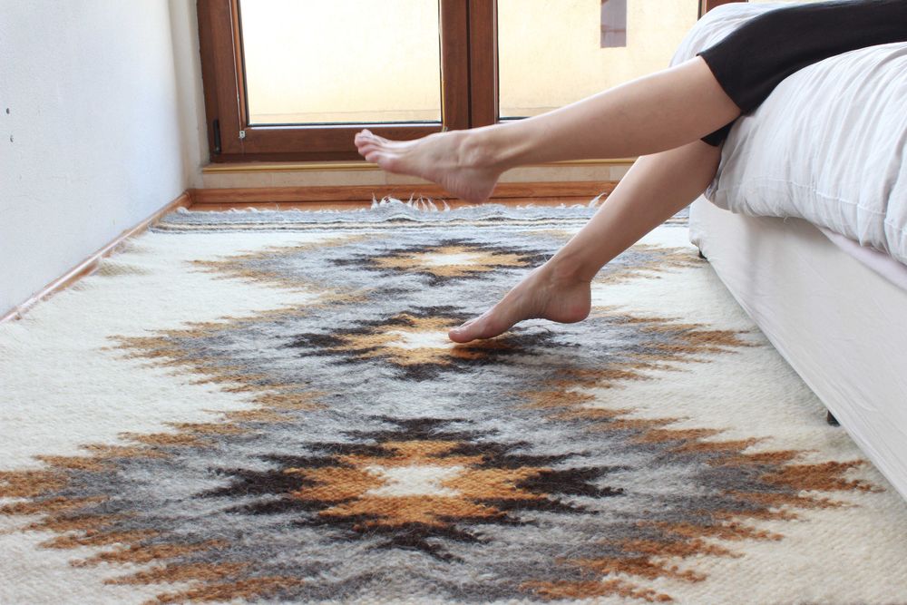 Ръчно тъкани килими.